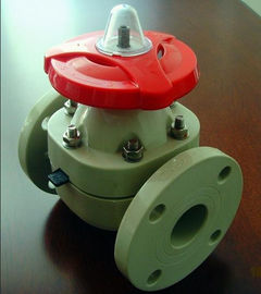 Válvula de diafragma plástica atuada elétrica para o sistema tranqüilo industrial, tipo do Weir