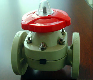 Válvula de diafragma plástica PTFE/EPDM do metal de alta pressão, pneumàtica controlado