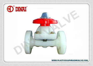 2" 2-1/2” 3" tipo do Weir da válvula de diafragma da maneira de UPVC 3, válvula de diafragma pneumática 4 polegadas