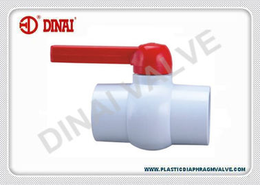 O PVC conveniente rosqueou a válvula de bola NPT/BSPT 1/2” - 4" padrão do ANSI/JIS/RUÍDO
