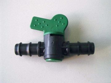 Corpo preto e válvula de bola plástica do punho verde para a peça do conjunto da bomba