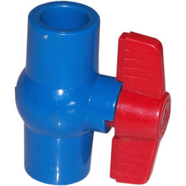 Estojo compacto 1/2” ~ 4" válvula de bola plástica do PVC da união verdadeira que flutua para a fonte de água