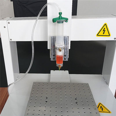 Máquina distribuidora da única colagem automática líquida dos machados da precisão 3