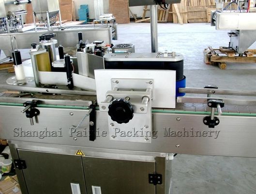 1 máquina de etiquetas automática lateral máquina plástica do distribuidor da etiqueta de Botlle