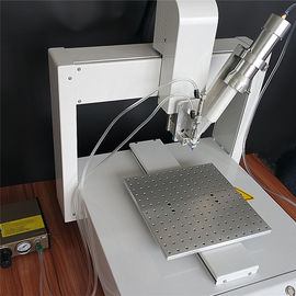 Máquina distribuidora da colagem automática dupla do Desktop do líquido XYZ-3/AB pneumático que dispensa Robat