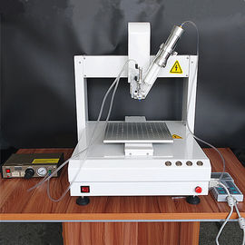 Máquina distribuidora da colagem automática dupla do Desktop do líquido XYZ-3/AB pneumático que dispensa Robat