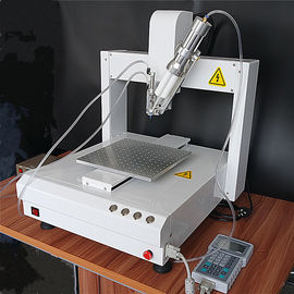 Máquina distribuidora da colagem automática dupla do Desktop do líquido XYZ-3/AB pneumático que dispensa Robat