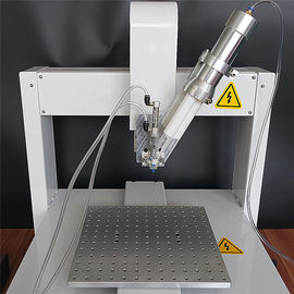 Máquina distribuidora da colagem automática dupla do Desktop do líquido XYZ-3/AB pneumático que dispensa Robat