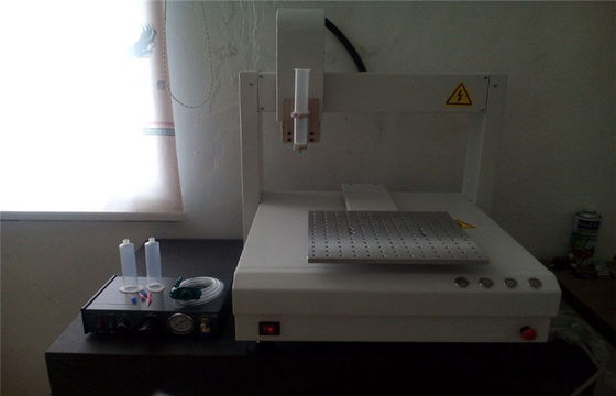 Da colagem universal do silicone da linha central de Benchtop 3 máquina distribuidora do robô