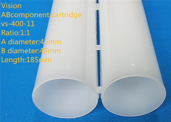os componentes do reboque do cartucho da colagem do AB do 1:1 400ml esvaziam o cartucho do silicone para a colagem de cola Epoxy