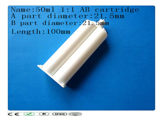Cartucho da colagem do AB, cartucho duplo do 1:1 50ml, tambor da seringa