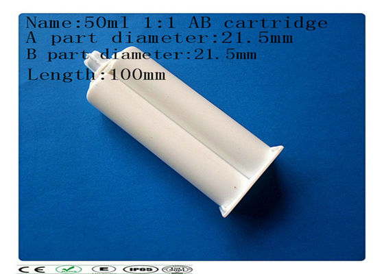 Cartucho da colagem do AB, cartucho duplo do 1:1 50ml, tambor da seringa