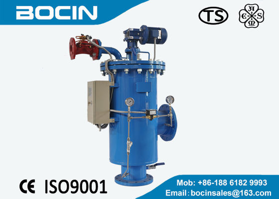 100 mícrons automáticos do material industrial do aço carbono do alojamento de filtro do filtro do filtro da limpeza de auto