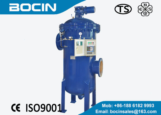 100 mícrons automáticos do material industrial do aço carbono do alojamento de filtro do filtro do filtro da limpeza de auto