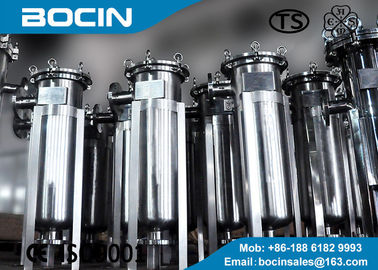 Alojamento de filtro do saco do caudal alto multi para o tratamento da água industrial