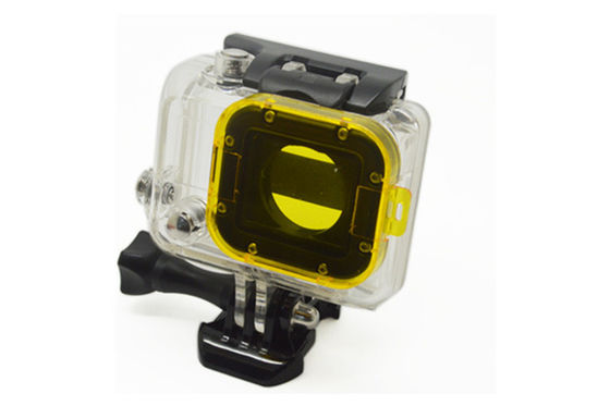 Acessórios subaquáticos da câmera, CNC do vermelho azul sob o filtro do mar para o herói de GoPro