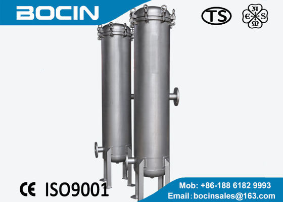Alojamento de filtro sanitário de aço inoxidável do cartucho para a filtragem do alimento/bebida
