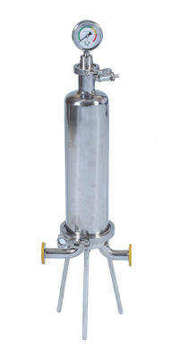 alojamento de filtro de 20 SS da polegada, alojamento de filtro do cartucho da filtragem líquida único