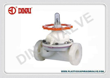 Tipo atuado elétrico válvula da válvula/Weir do diafragma plástico manual de diafragma