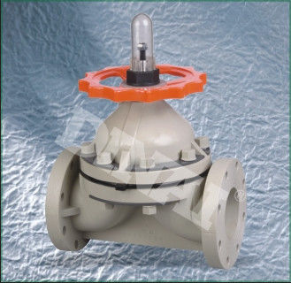 Válvula de diafragma de alta pressão do PVC do solenóide/válvula controle pneumático