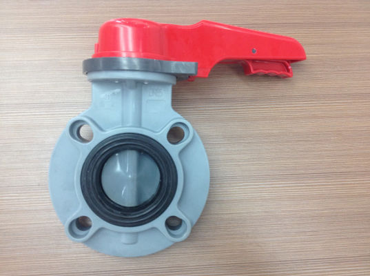 Conexão 1" ~24" da bolacha da válvula de borboleta de UPVC/PVC RUÍDO do atuador pneumático/ANSI/JIS