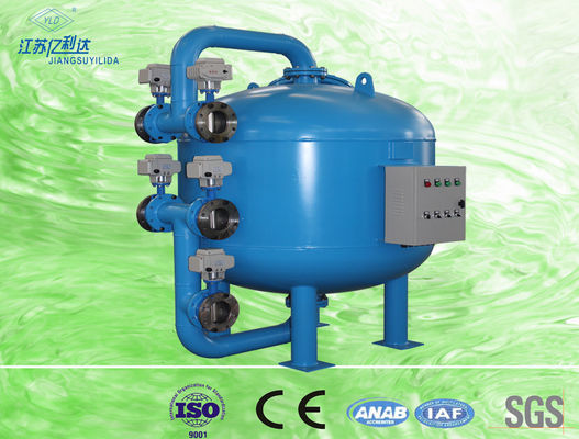 Filtro de areia raso do controlo automático da capacidade da alta velocidade 60000 LPH para industrial