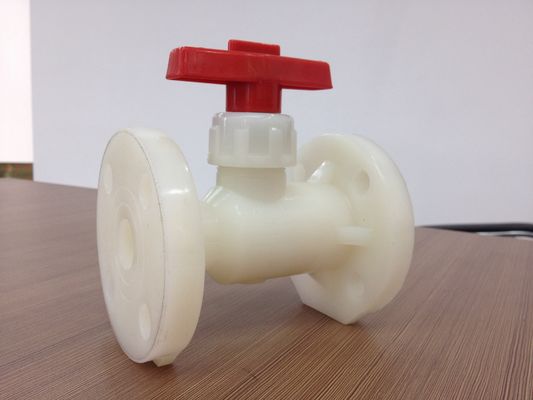 PN10 válvula de bola plástica da flange da barra PP-H, 1/2” a 12" RUÍDO, ANSI, conexão da flange de JIS