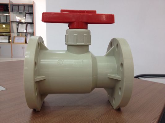 Lidar com a flange CPVC engrenagem de sem-fim de válvula de esfera 1/2 "- 8" 1.0 verificar válvulas plásticas